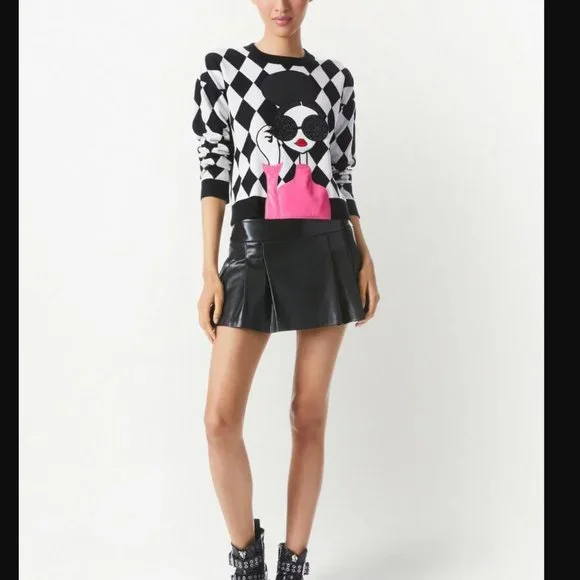 Alice + Olivia | Gleeson Applique Stace Pullover - Picture 2 of 5